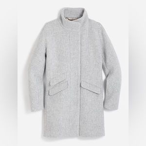 J Crew Cocoon coat in Italian stadium-cloth wool blend